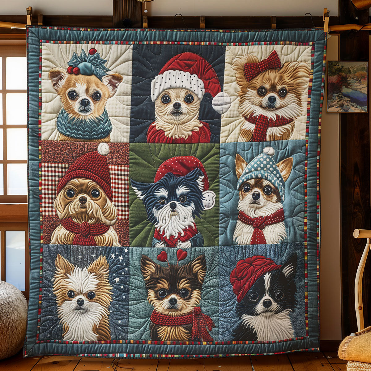 Loveable Yorkshires SR1908054CL Quilt