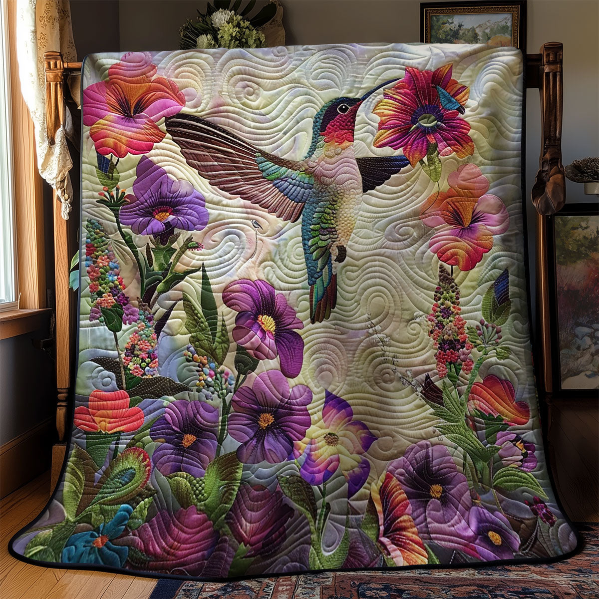 Lovely Hummingbird WM20080039CL Quilt