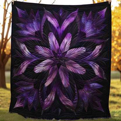 Lovely Purple Flower SR1608040CL Quilt