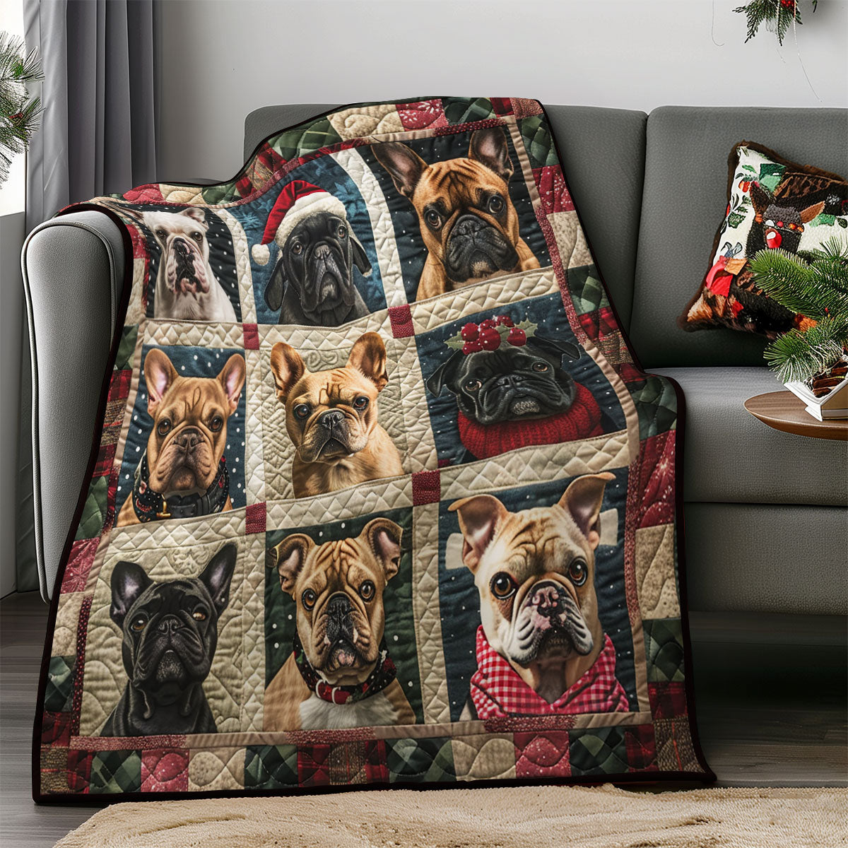 Loyal French Bulldog SR2008056CL Quilt