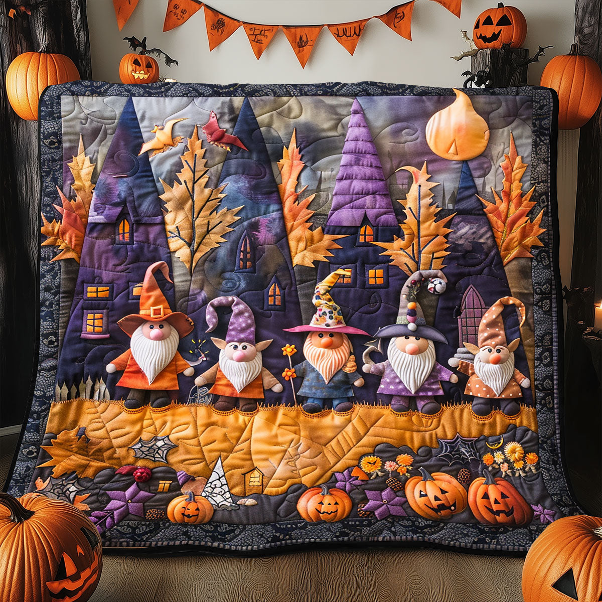 Magic Gnomes SR1908064CL Quilt