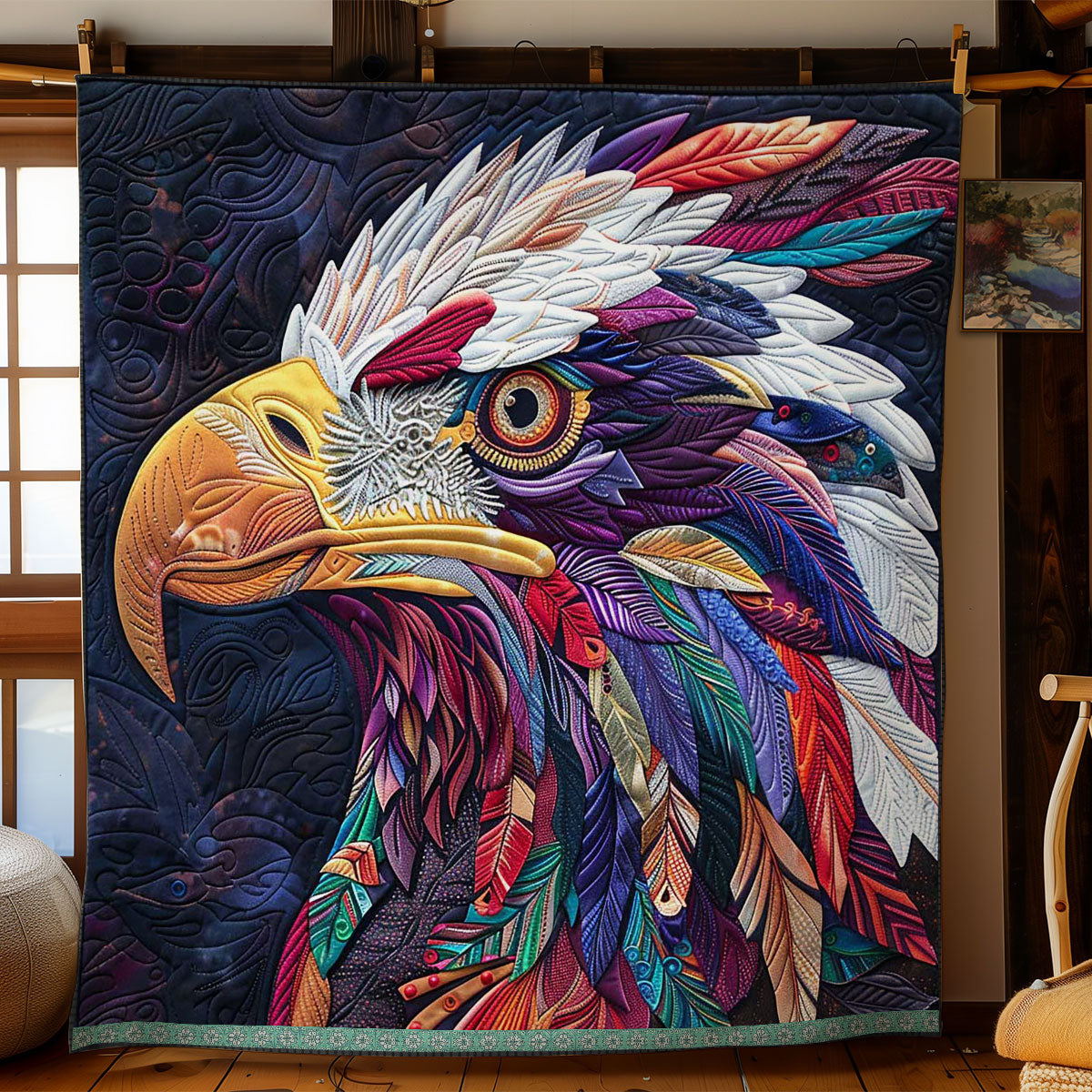 Majestic Bald Eagle WN0509020CL Quilt