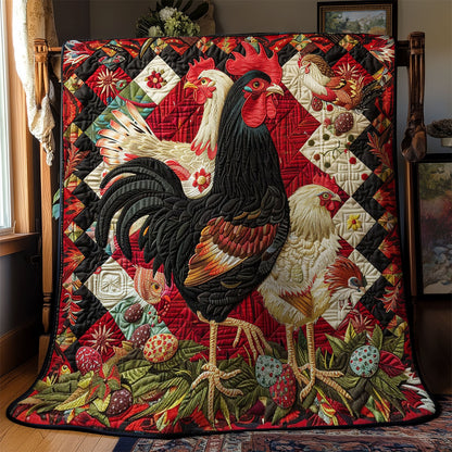 Majestic Chickens WM0509013CL Quilt