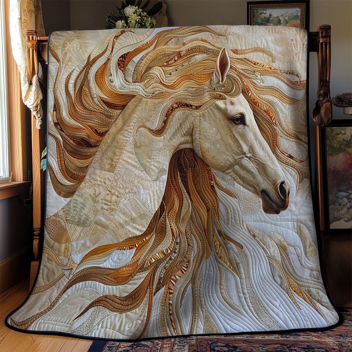 Mane's Horse WM2008029CL Quilt