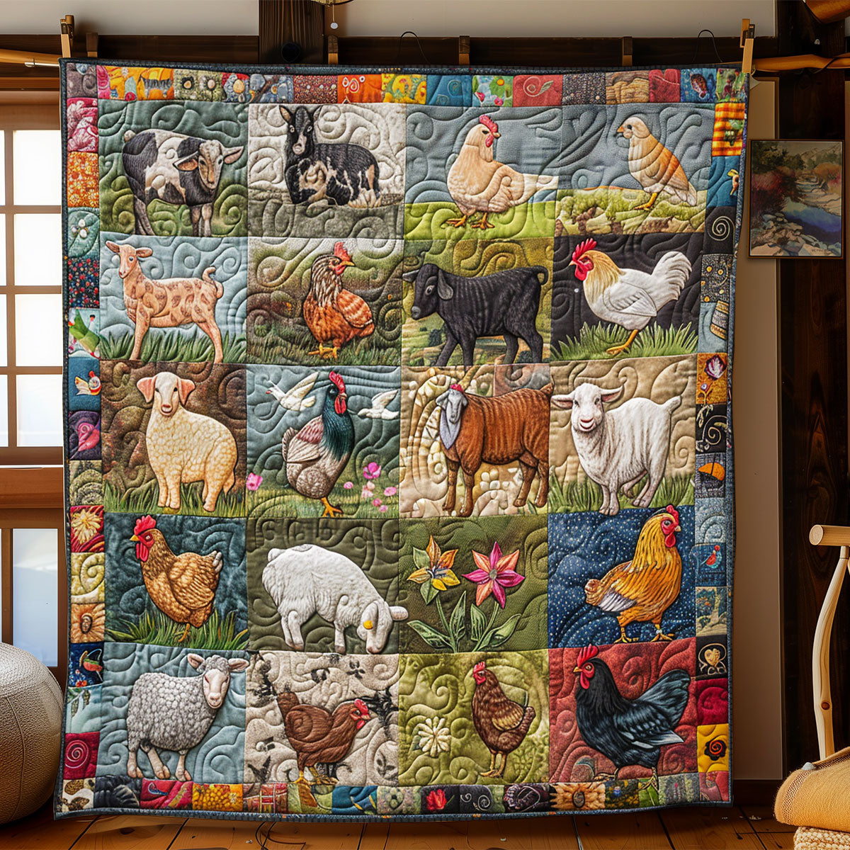 Meadow Friends WN2208089CL Quilt