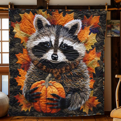 Mellow Autumn Raccoon WN1508067CL Quilt