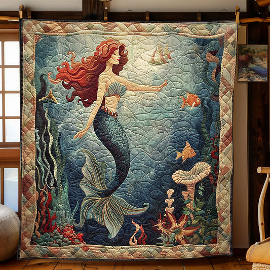 Mermaid Glimmer WN2208151CL Quilt