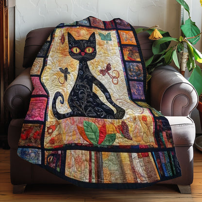 Mischievous Cat WN0708035CL Quilt