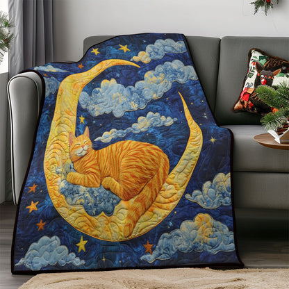 Moon Lying Cat WM0208024CL Quilt