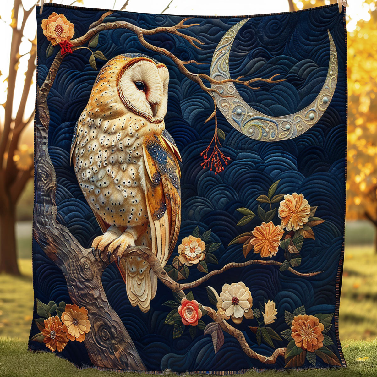 Moonlight Owl SR1008001CL Quilt