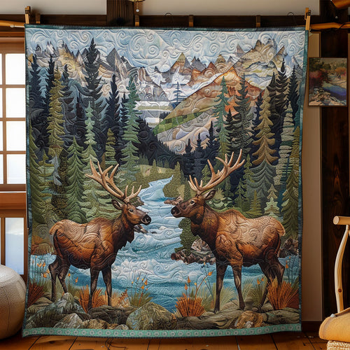 Moose Echoes WN1709004CL Quilt