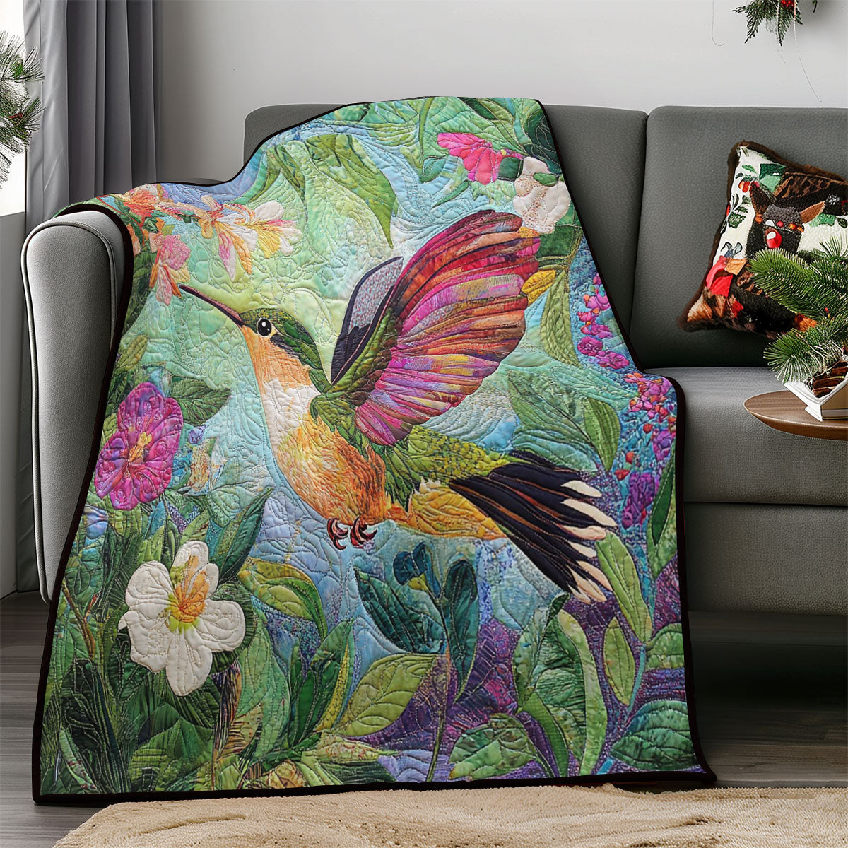 Morning Hummingbird WM0208025CL Quilt