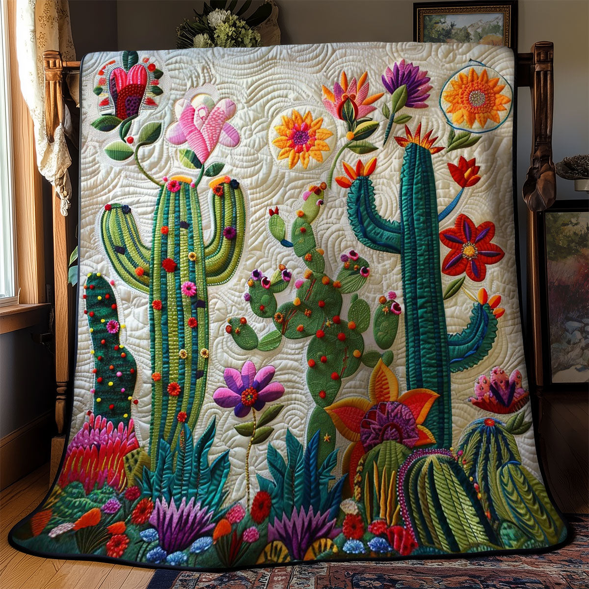 Mural Cactus WM0509032CL Quilt