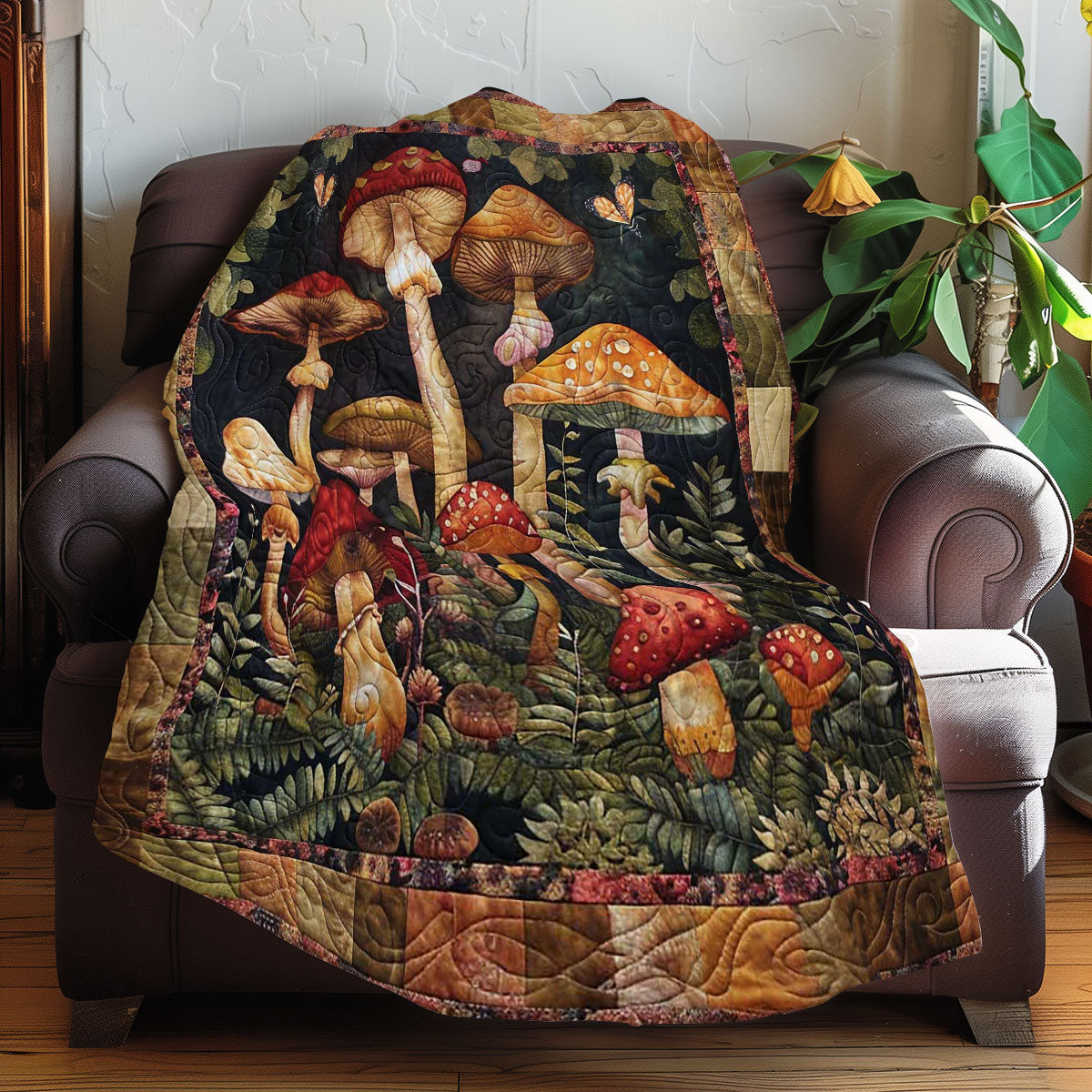 Mushroom Wonderland WN3007019CL Quilt