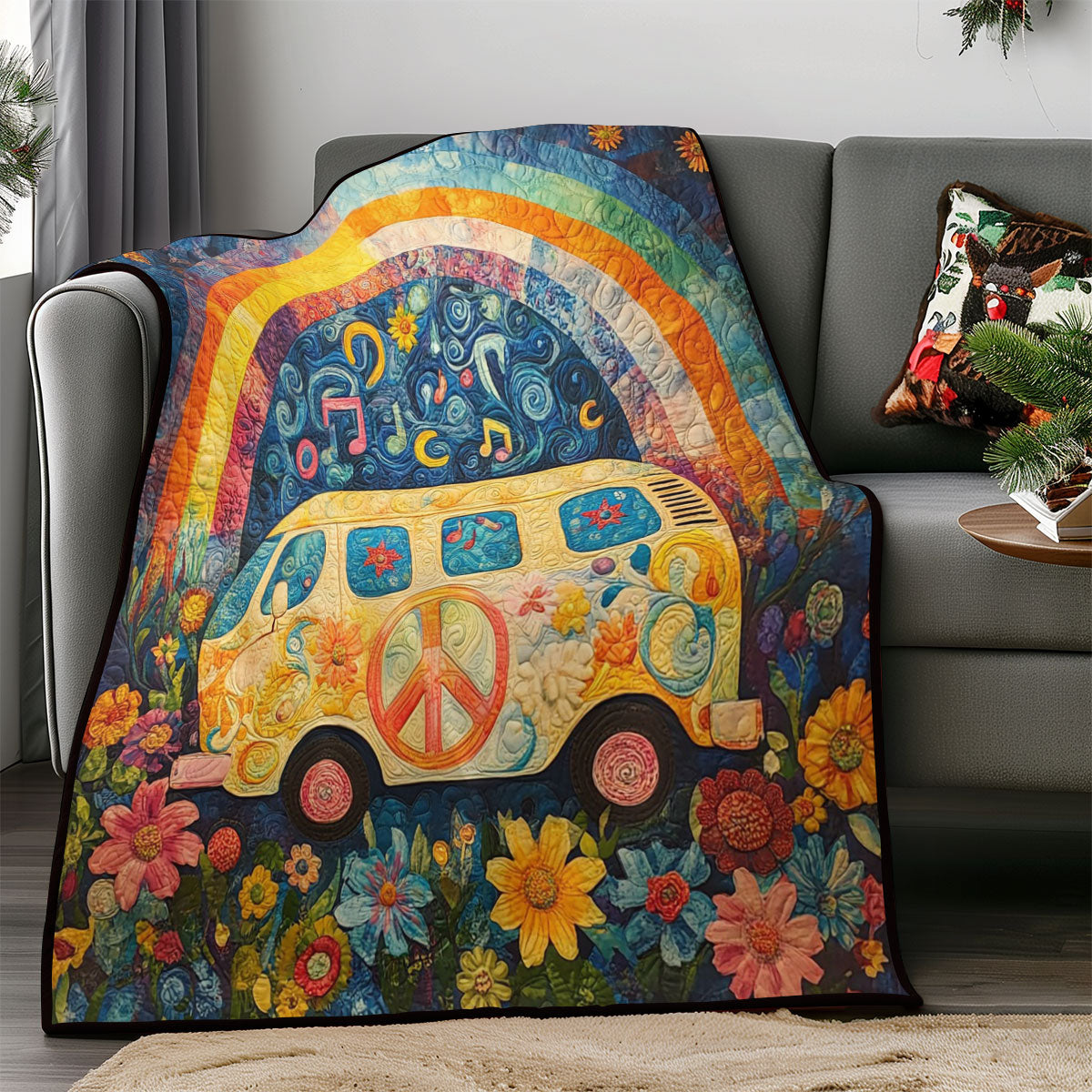 Music Camper Van WM0208029CL Quilt