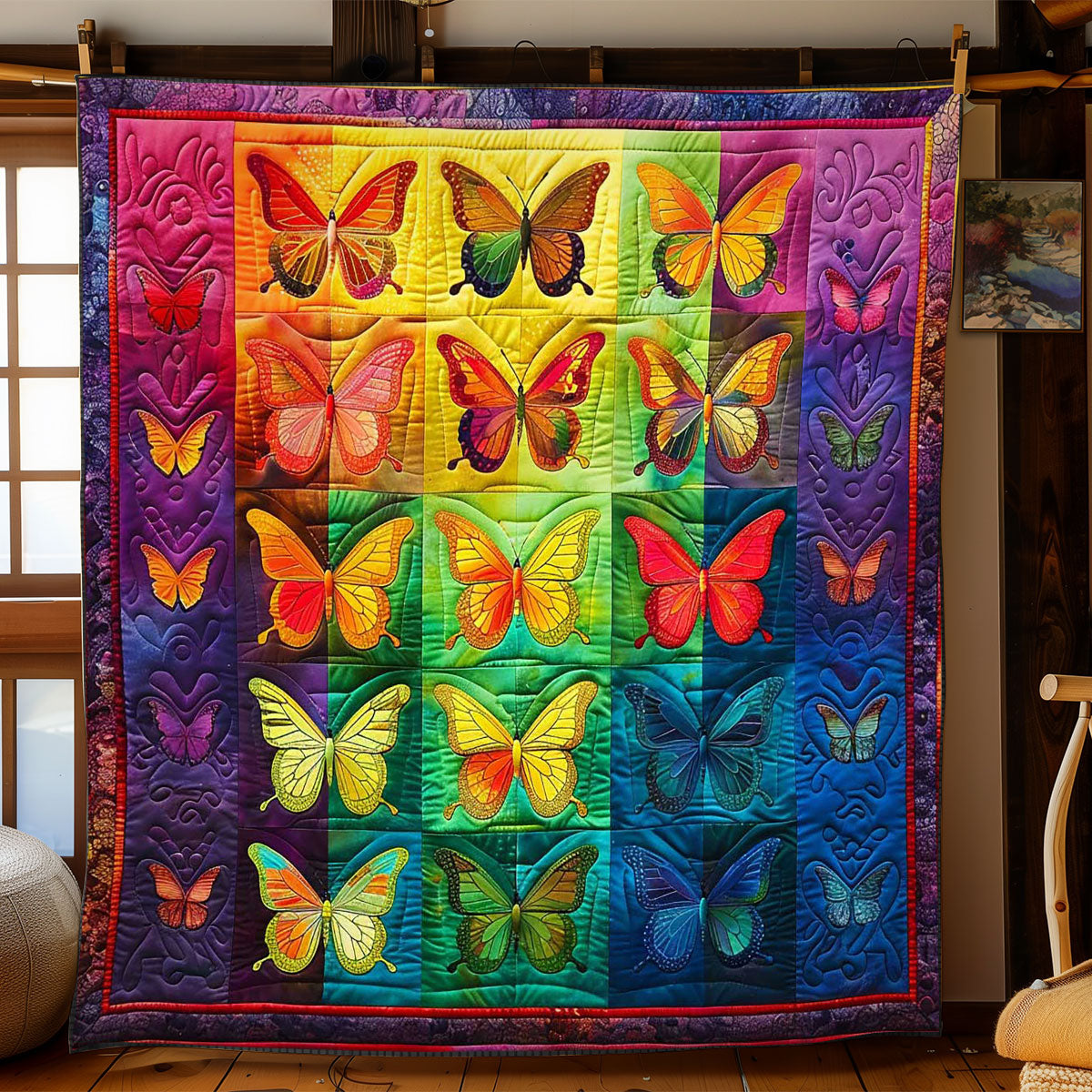 Mystic Butterfly Fantasy WN2608002CL Quilt