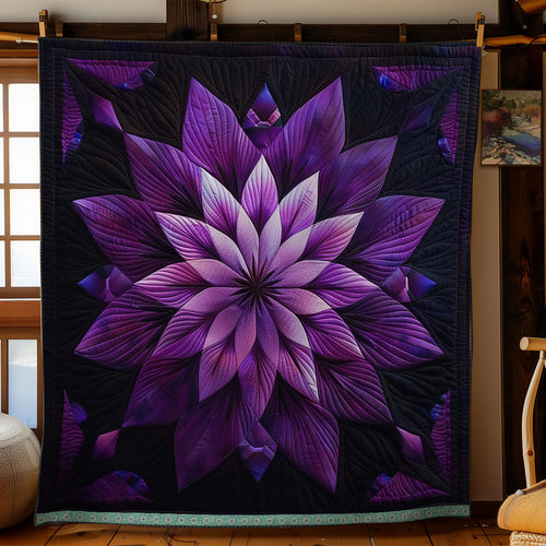 Mystic Purple Bloom WN0909024CL Quilt