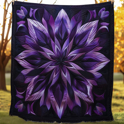 Mystic Purple Flower SR1608018CL Quilt