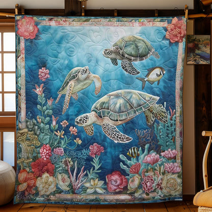 Mystic Turtle Reef Throw WN1008018CL Quilt