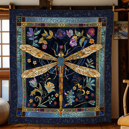 Mystical Dragonfly Garden WN2808034CL Quilt