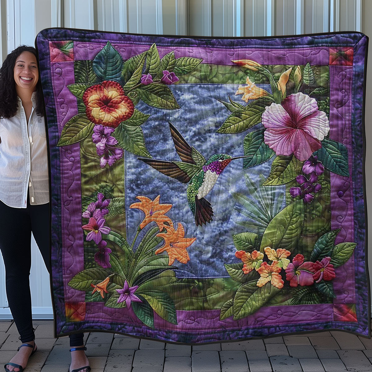 Mystical Hummingbird WN0908131CL Quilt