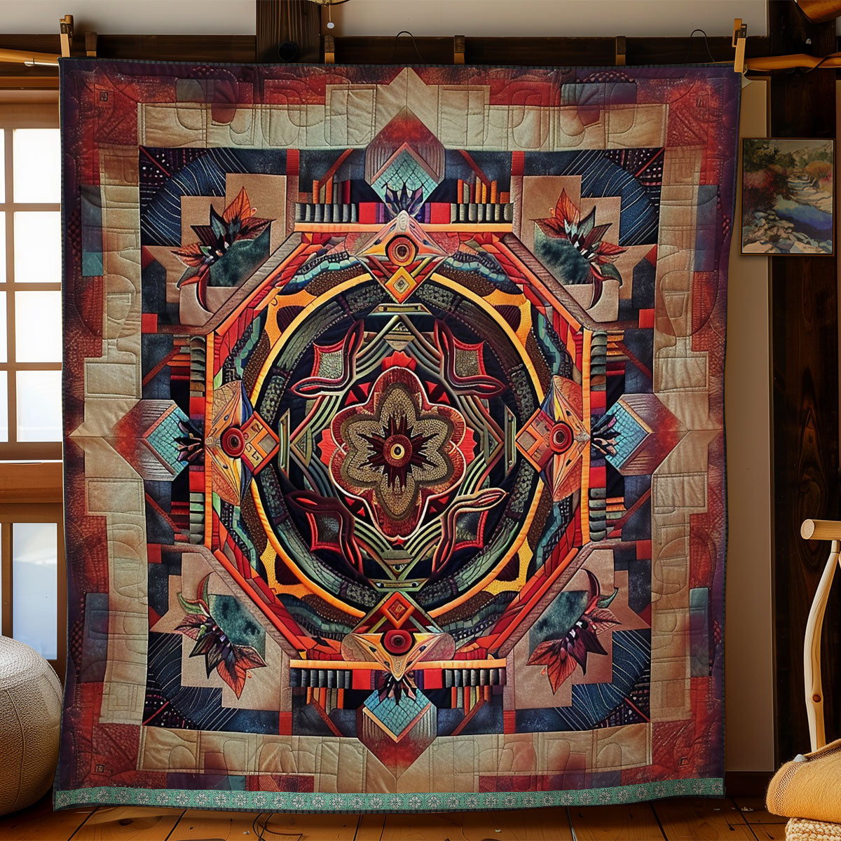 Native Sacred Patterns WN1709031CL Quilt