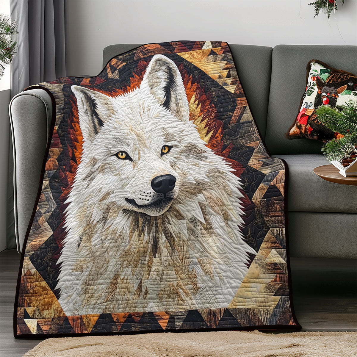 Native Wolf WM0508005CL Quilt