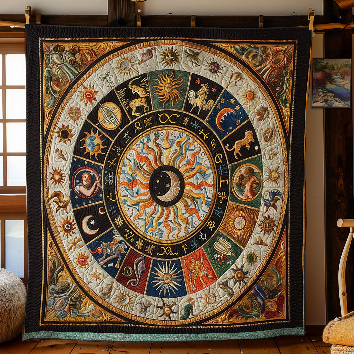 Native Zodiac Cosmos WN1709044CL Quilt