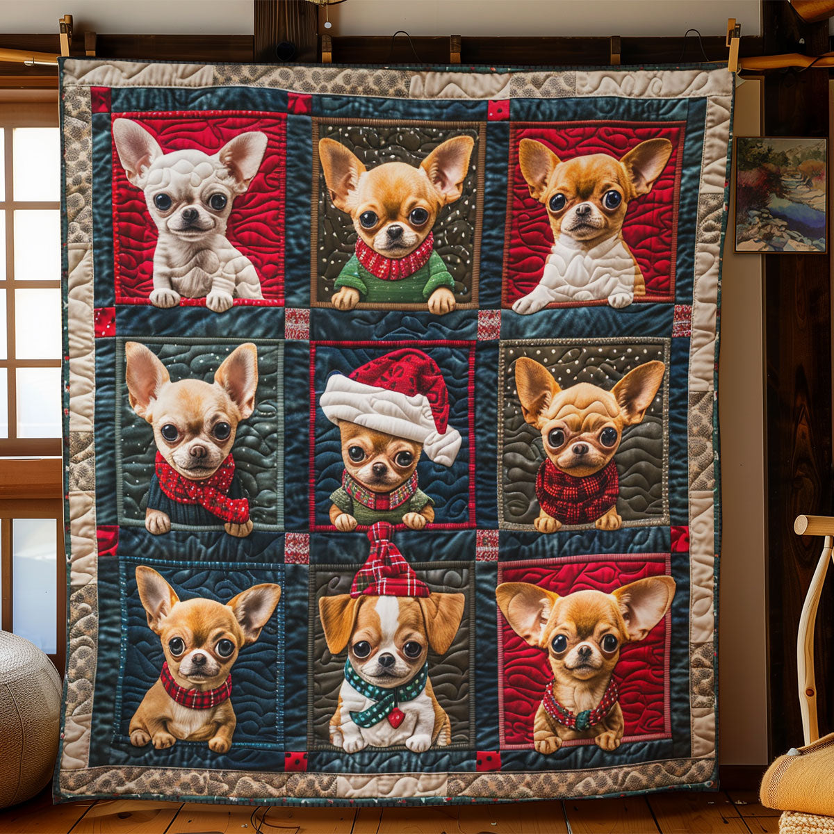 Naughty Chihuahua SR2208042CL Quilt