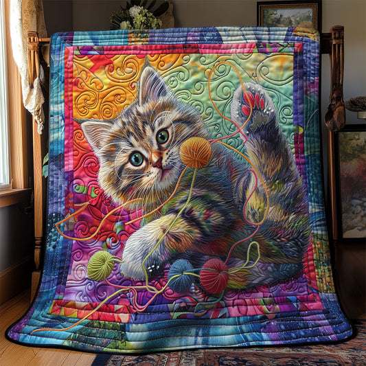 Naughty Colorful Kitty WM0509001CL Quilt