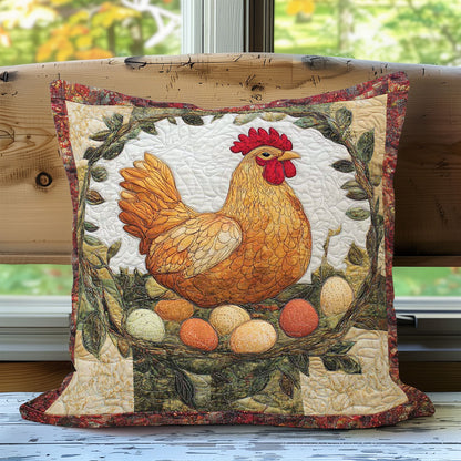 Nestled Hen WN0208086CL Quilt Pillow Case