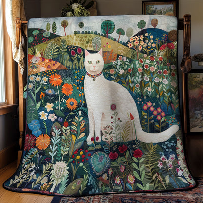 Nobility White Cat WM1908005CL Quilt