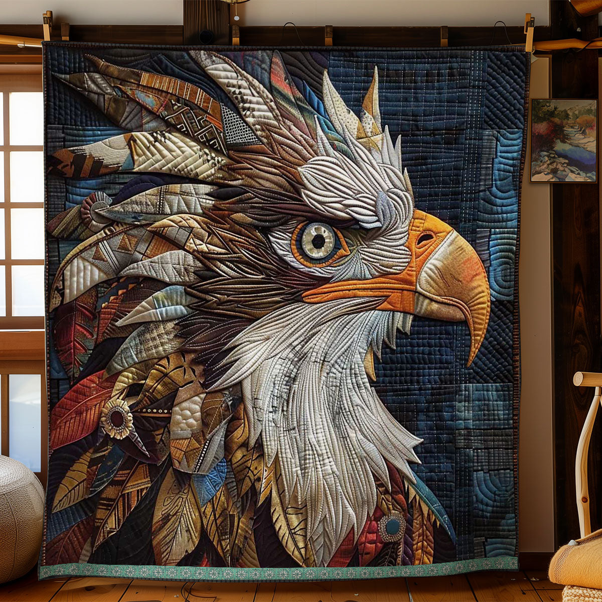 Noble Bald Eagle WN0509024CL Quilt