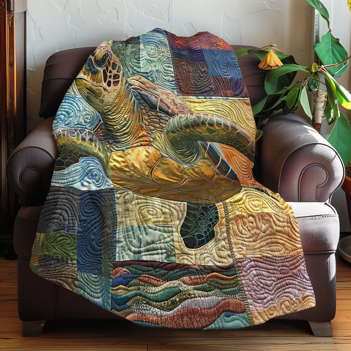 Ocean Turtle WN2607005CL Quilt