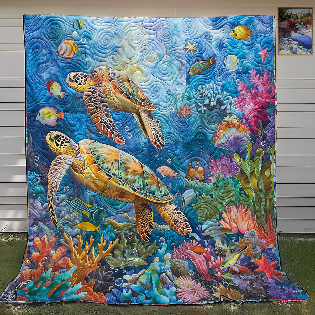 Ocean Turtles SR2008053CL Quilt