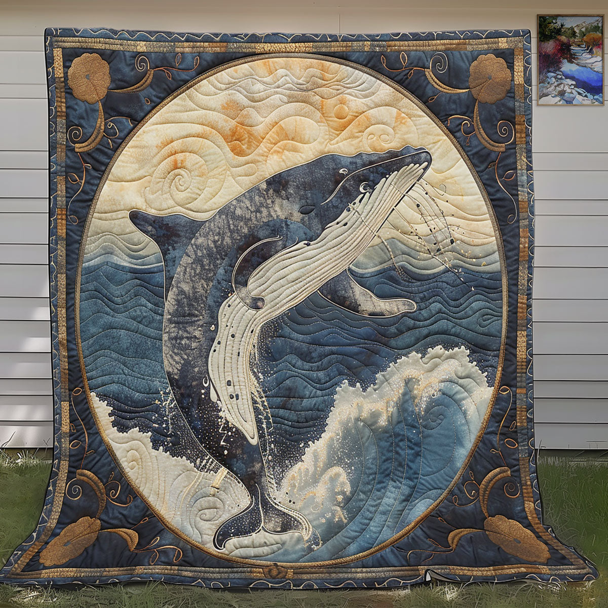 Ocean Whale SR1408008CL Quilt