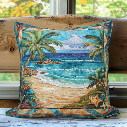 Oceanfront Oasis WN3007077CL Quilt Pillow Case