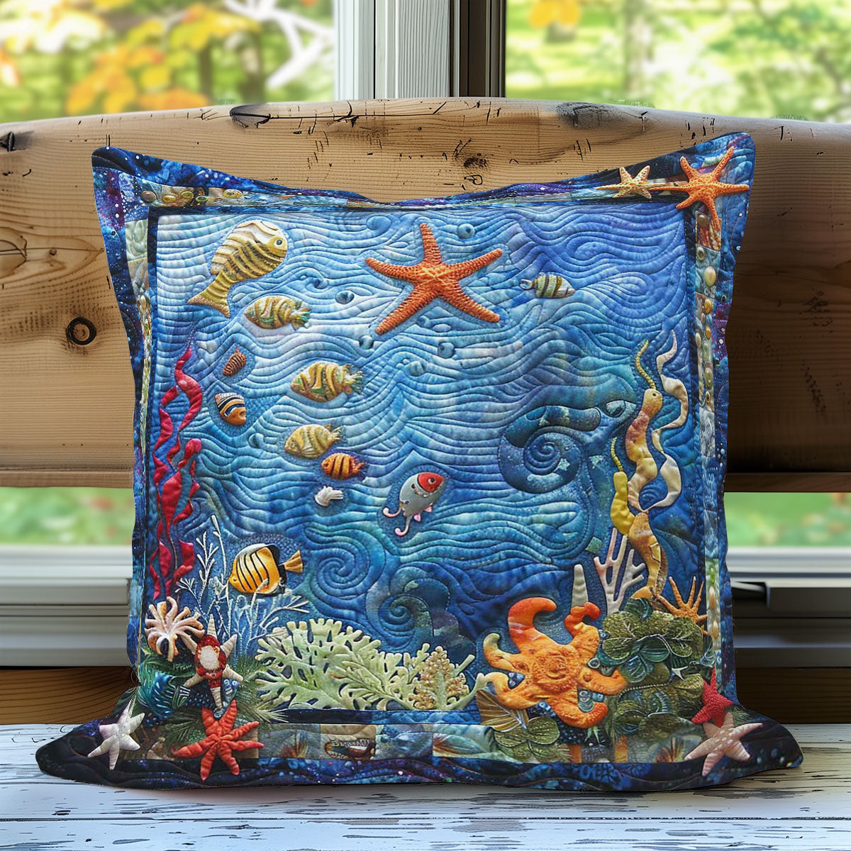 Oceanic Bliss WN3007078CL Quilt Pillow Case