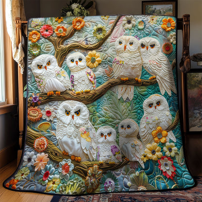 Owl Family WM2808030CL Quilt