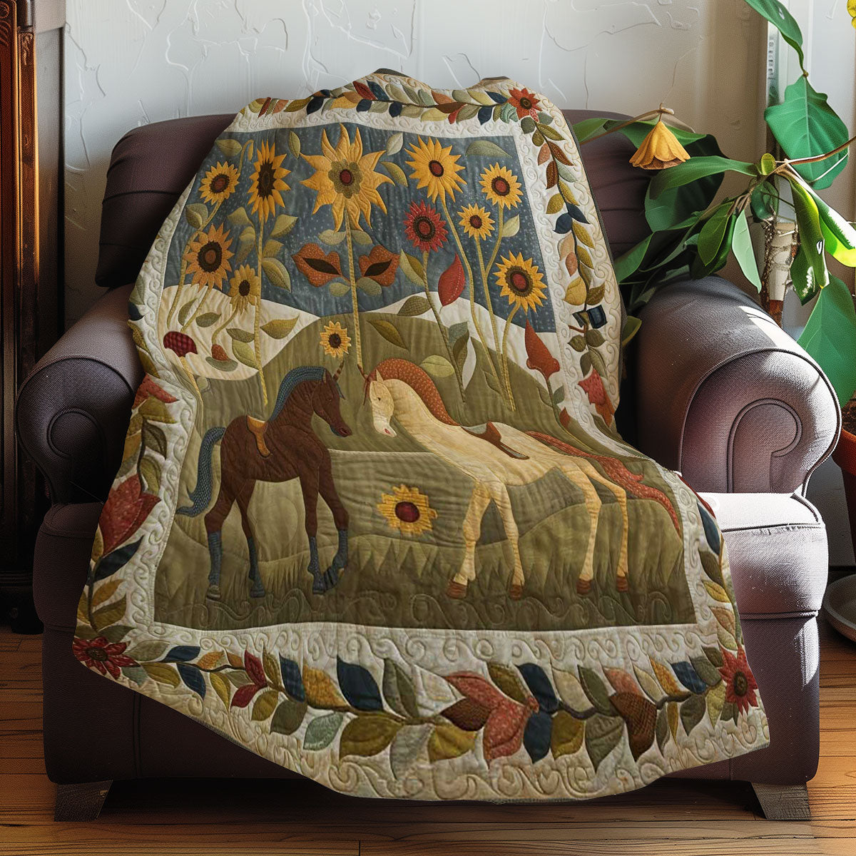 Pair Of Horses WN3007039CL Quilt