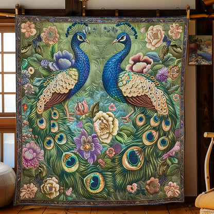 Peafowl Paradise WN1608042CL Quilt