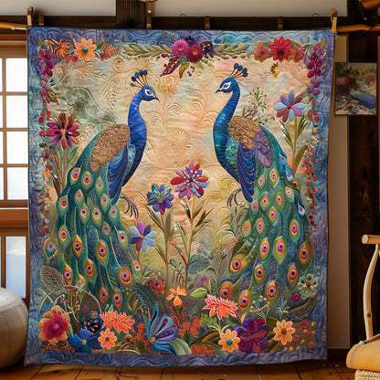 Peafowl's Blossom Dance WN1608031CL Quilt