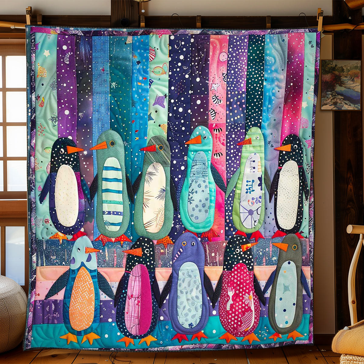 Penguin's Glacier Glide WN1608029CL Quilt