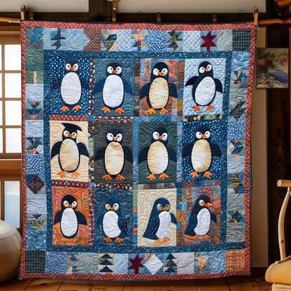 Penguin's Icy Escape WN1608023CL Quilt