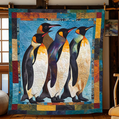 Penguin's Snowy Day WN1608021CL Quilt