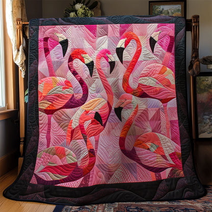 Pink Flamingo WM2008049CL Quilt