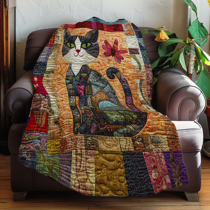 Playful Cat WN0708036CL Quilt