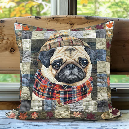 Pug And Maple Leaf WN2907078CL Pillow Case