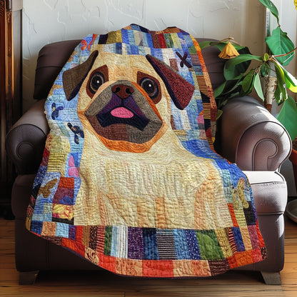 Pug Funny WN0608040CL Quilt