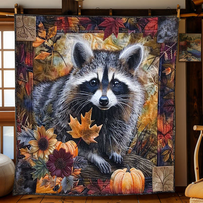 Pumpkin Raccoon WN1508054CL Quilt